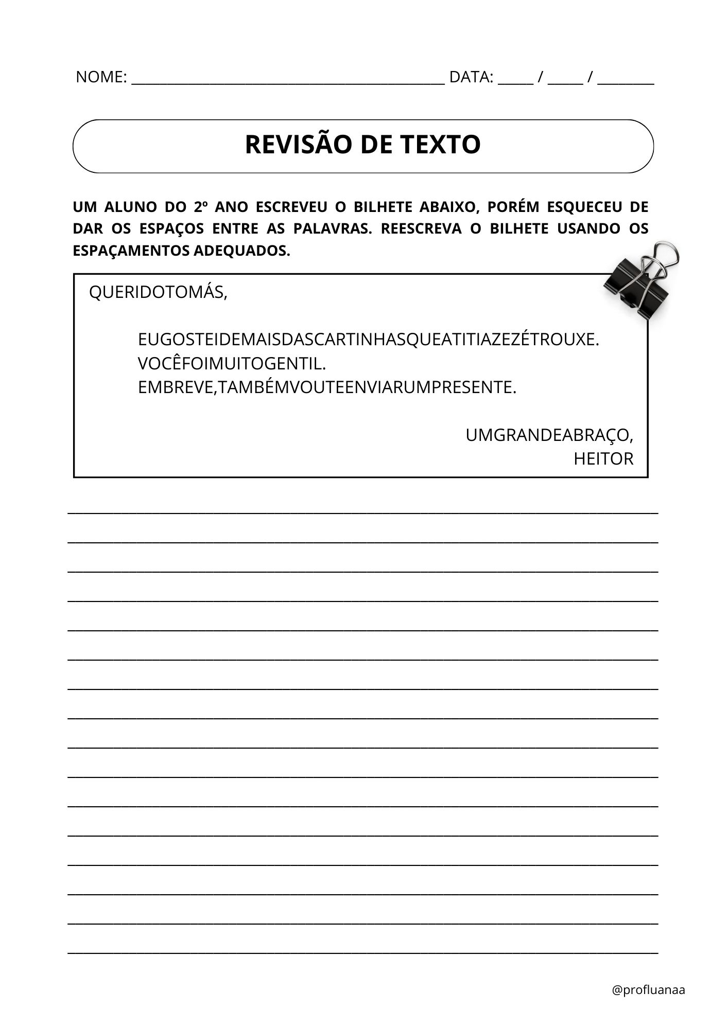 Atividade de produção de texto - página 13