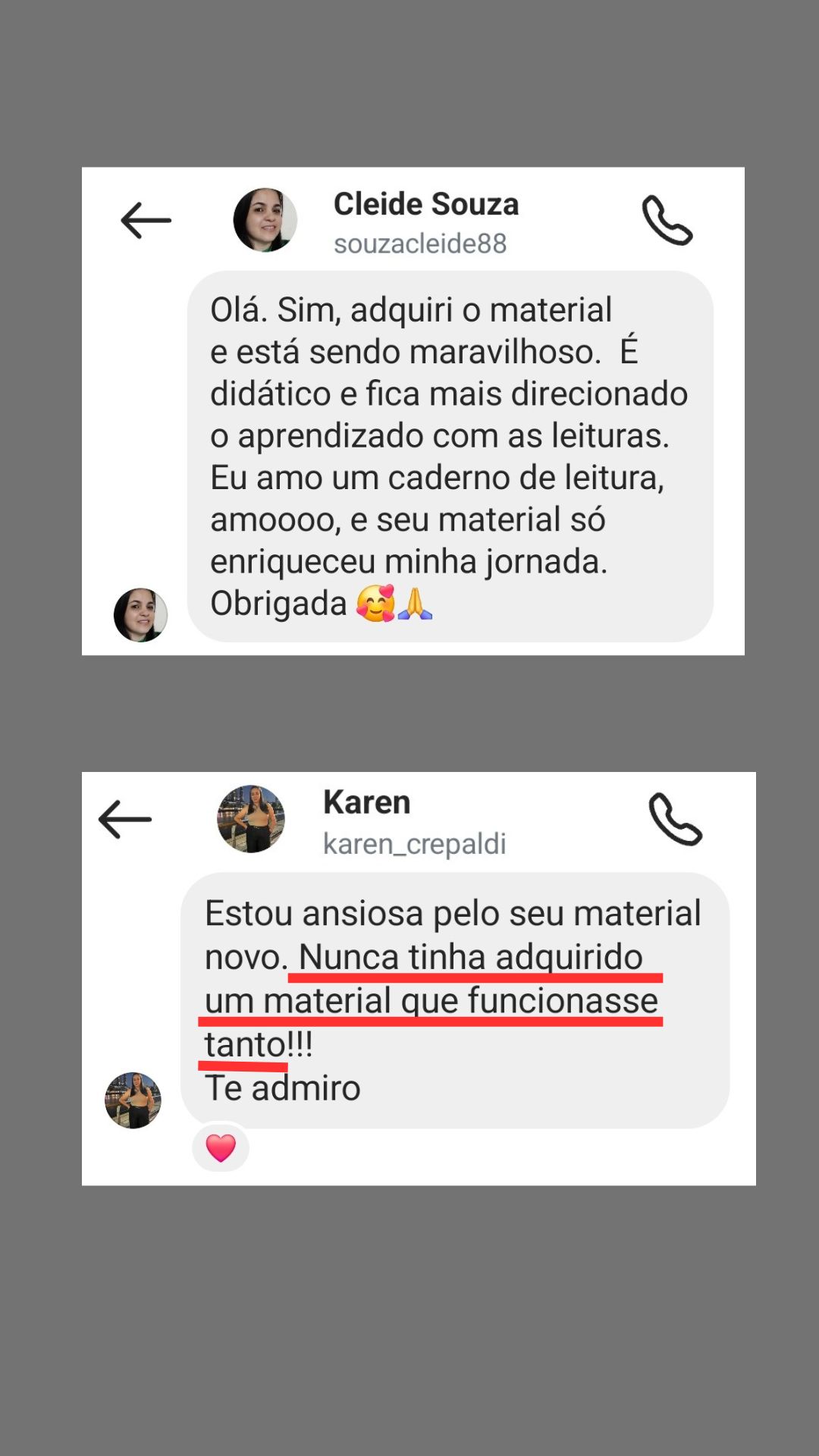 Depoimento de professora sobre o Kit Destrave a Leitura