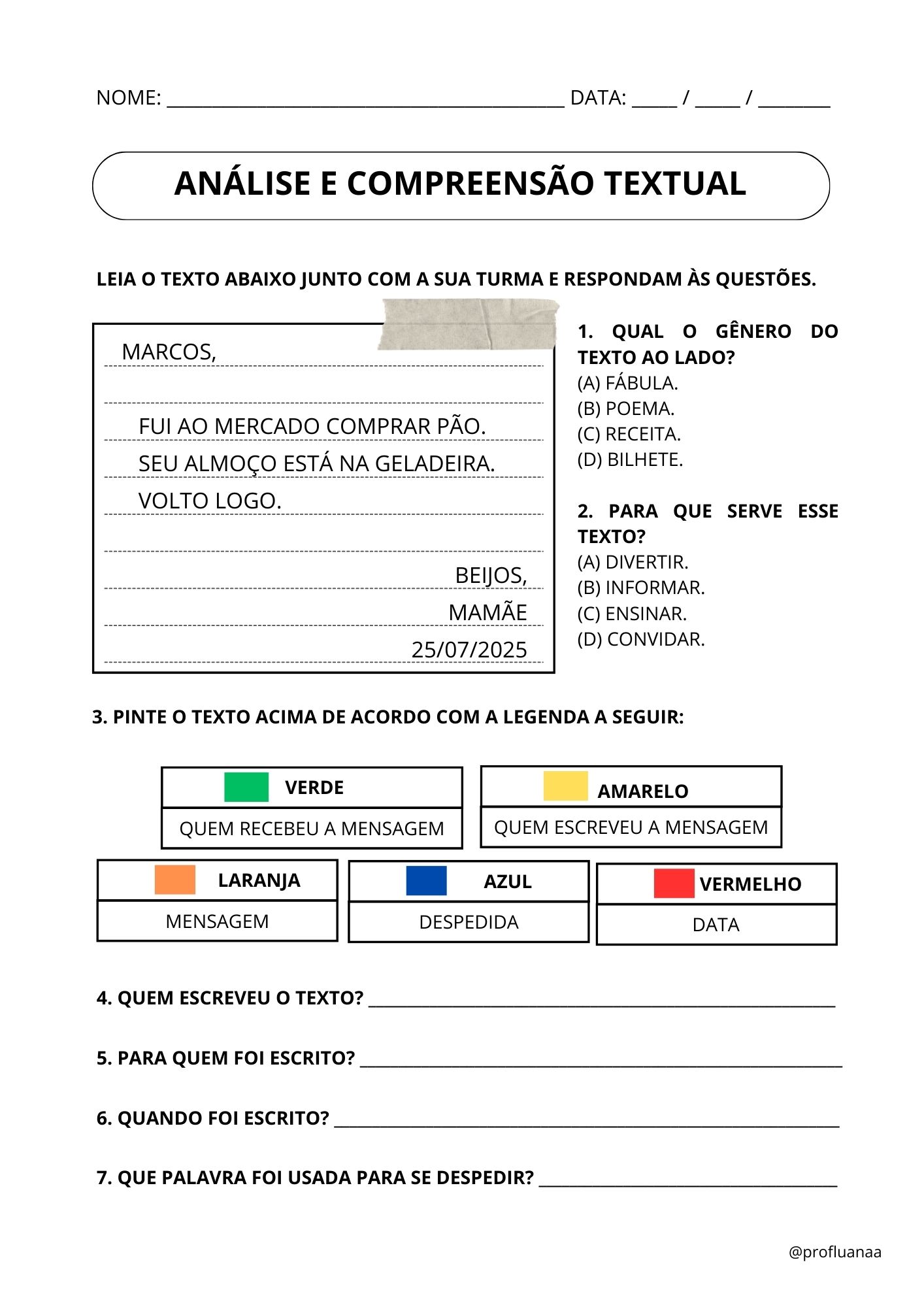 Atividade de produção de texto - página 5