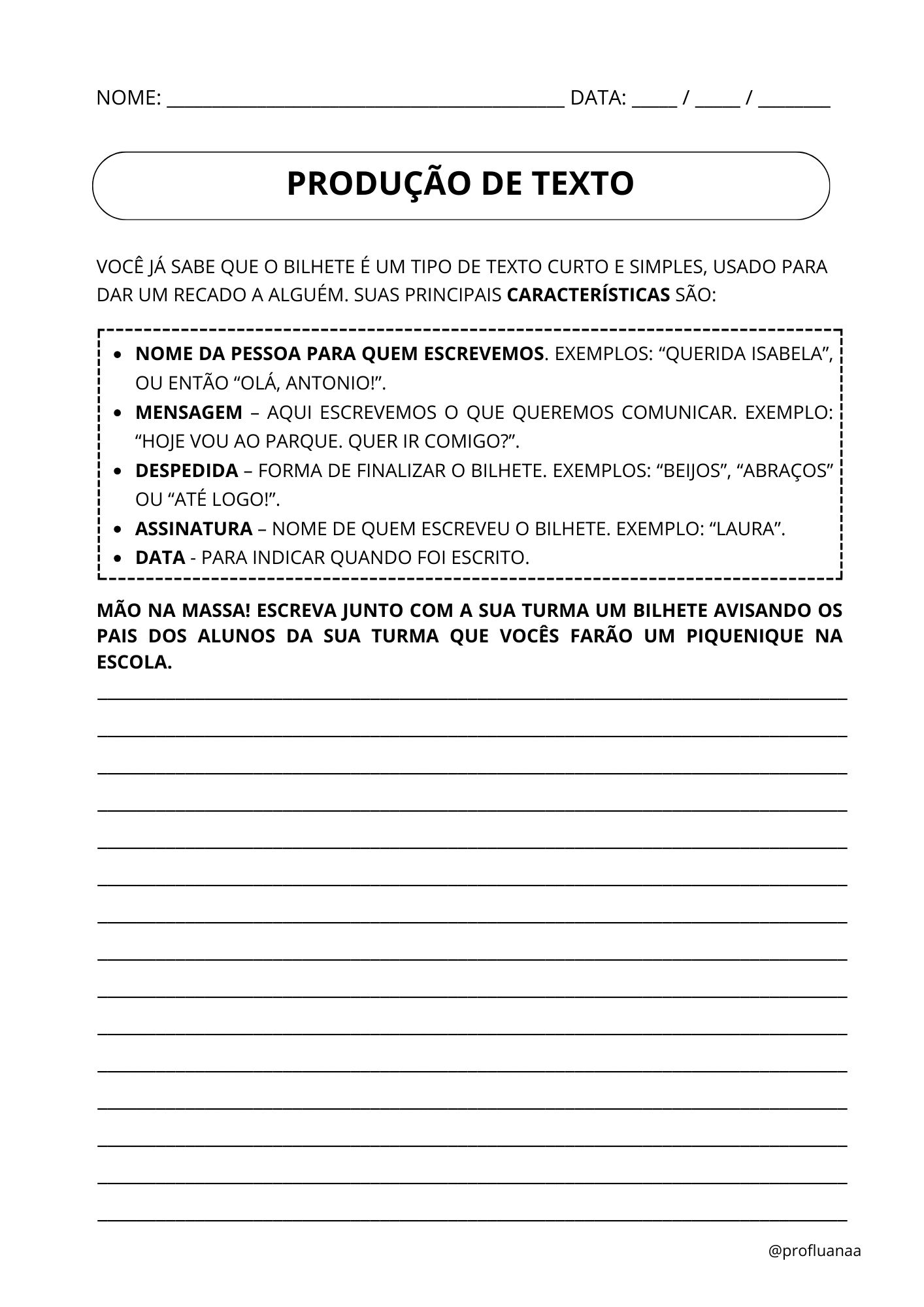 Atividade de produção de texto - página 8