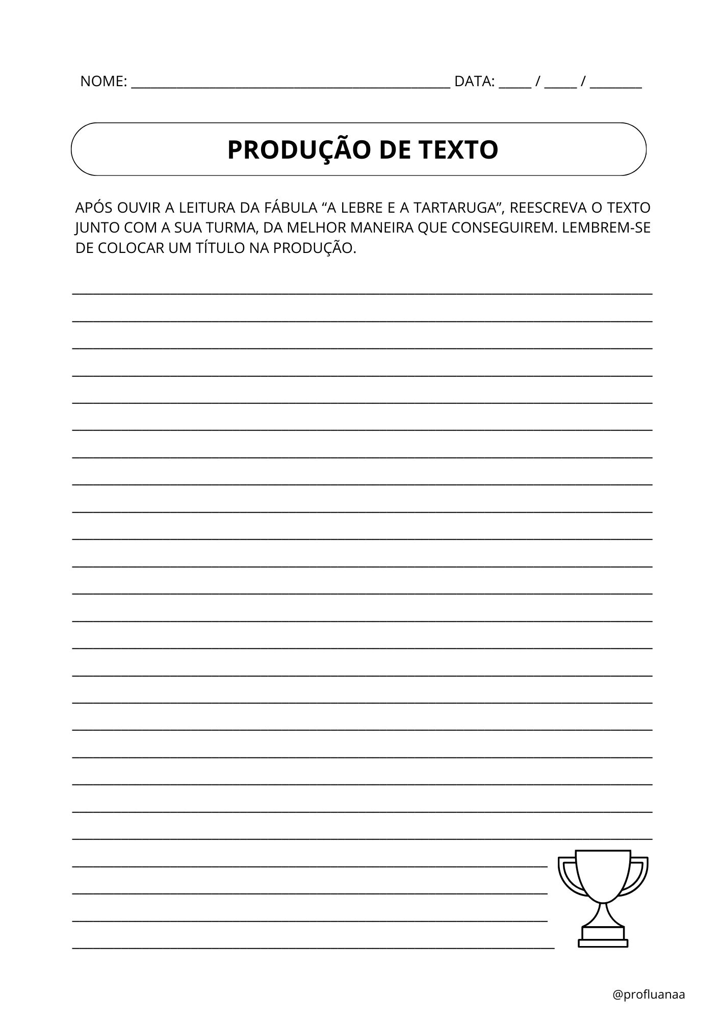 Atividade de produção de texto - página 85