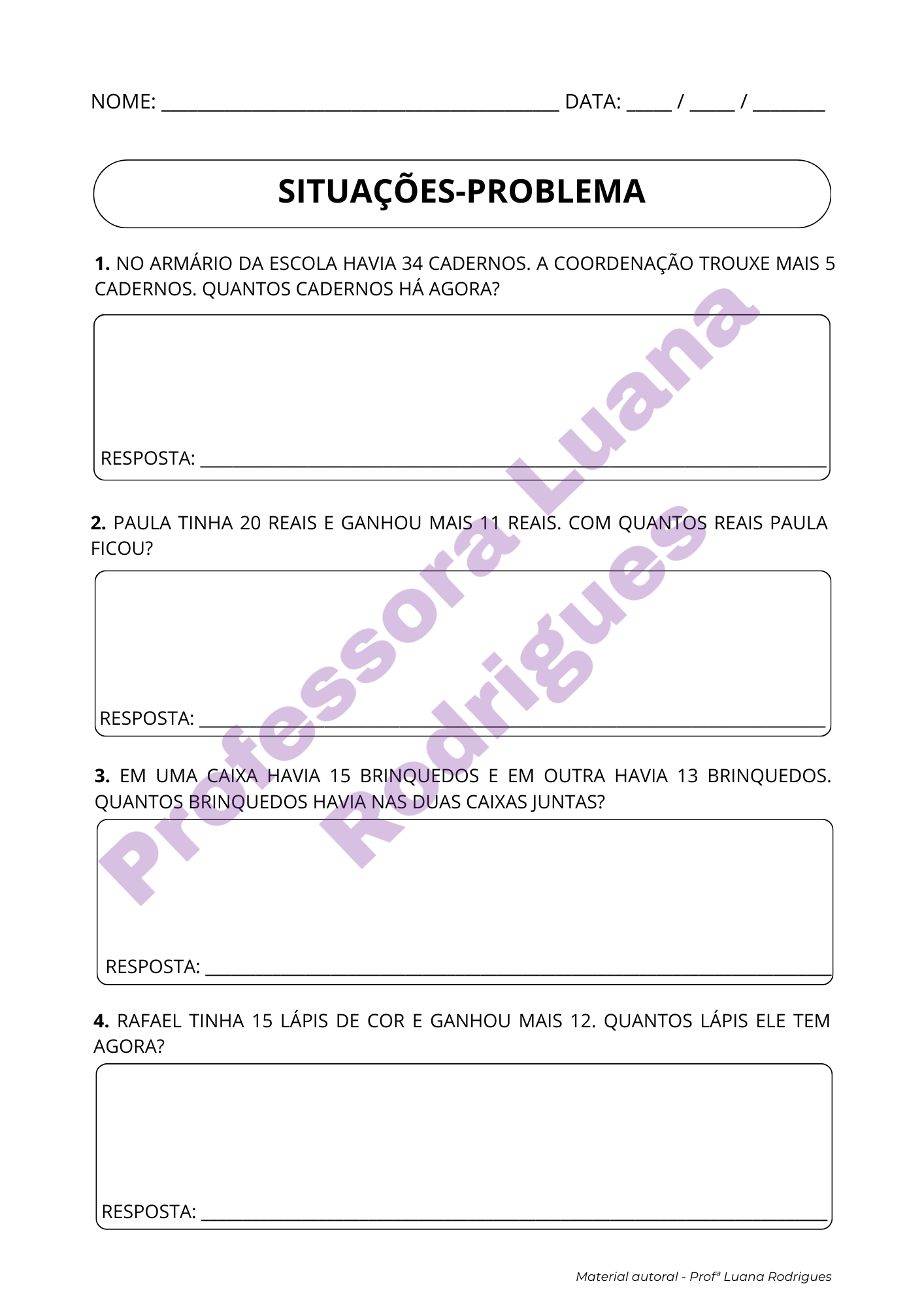 Página do Caderno do Aluno Volume 2 — medidas de massa