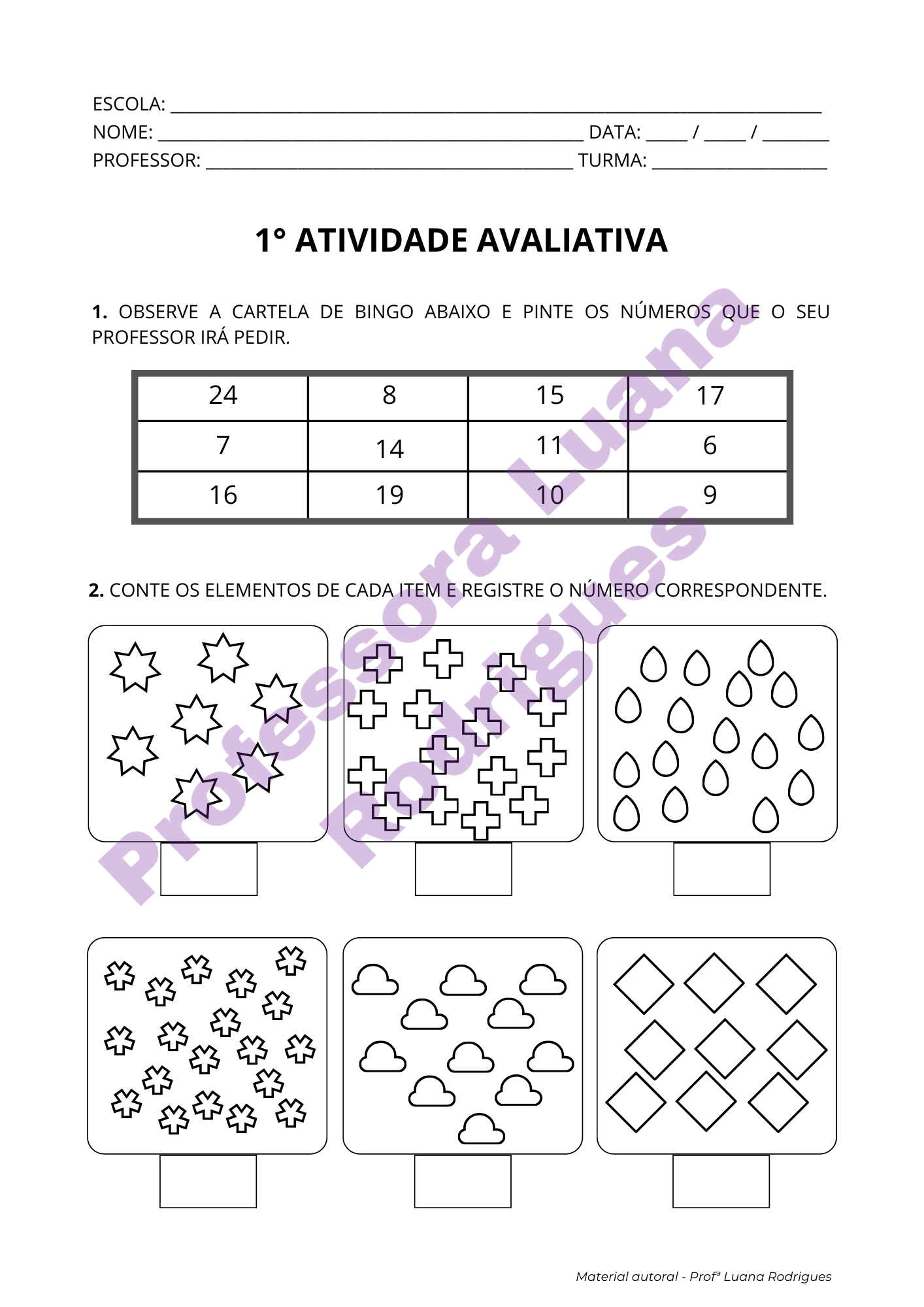 Atividade avaliativa exclusiva do Kit Completo