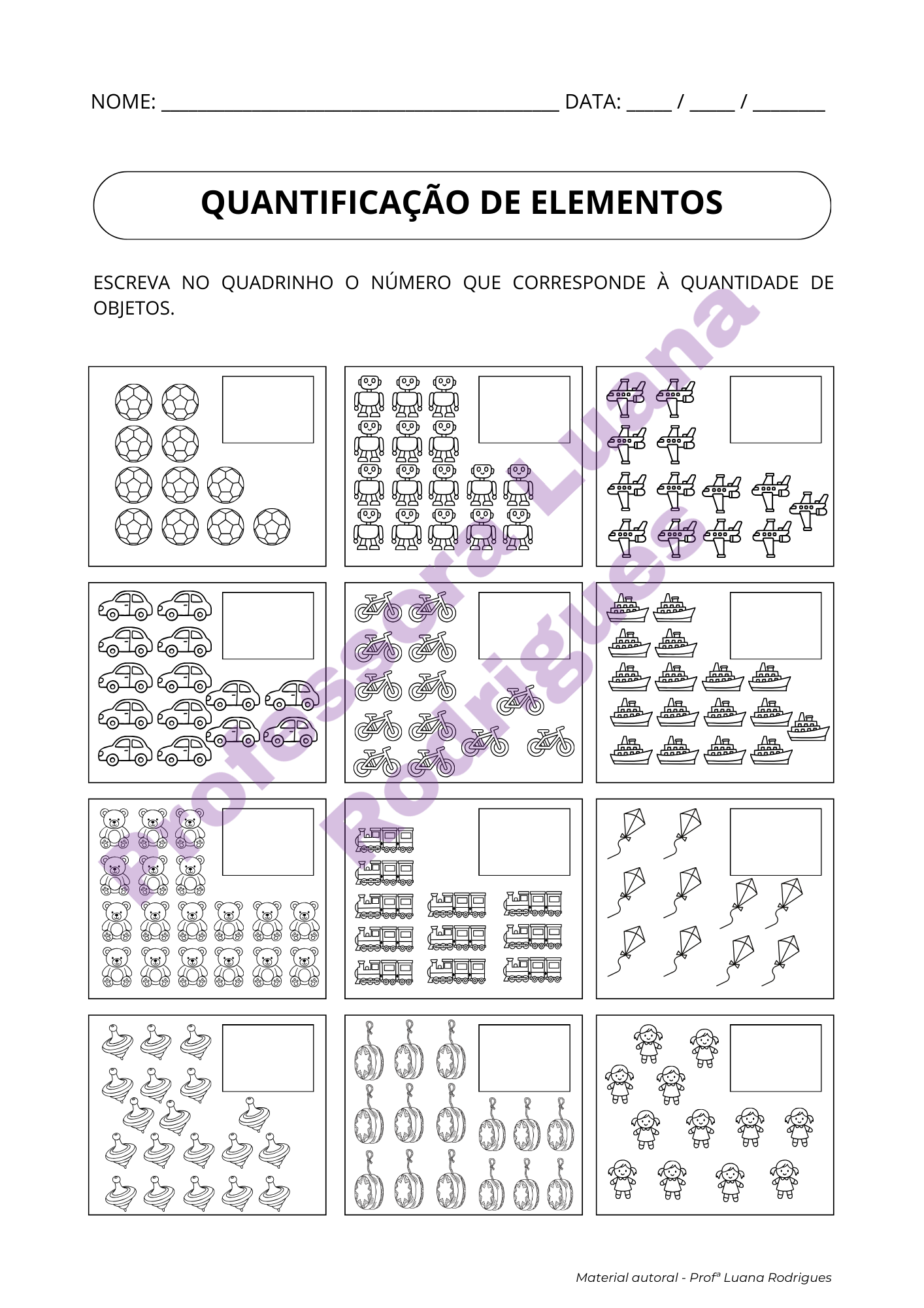 Página do Caderno do Aluno Volume 1 — composição e decomposição