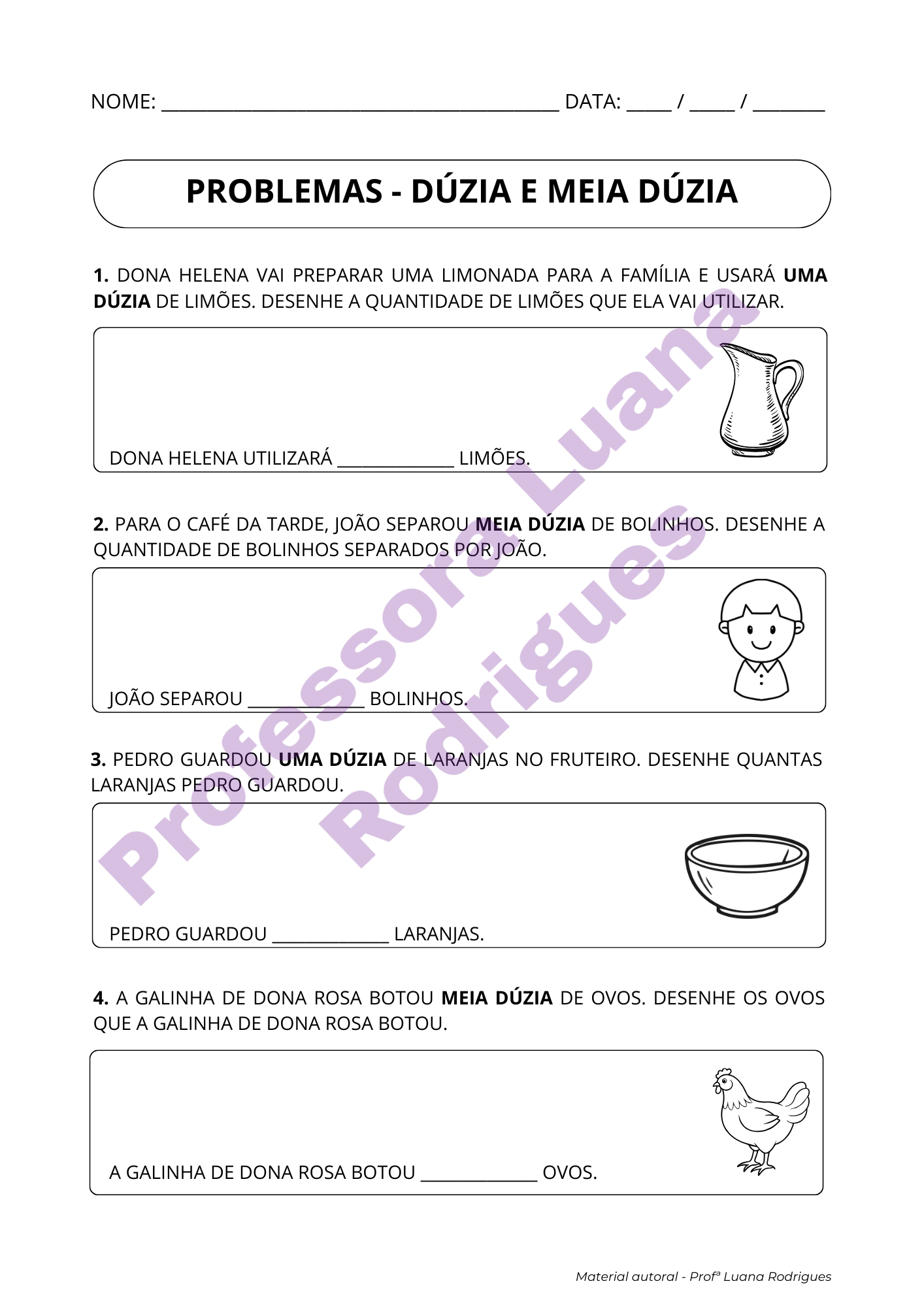 Página do Caderno do Aluno Volume 1 — problemas