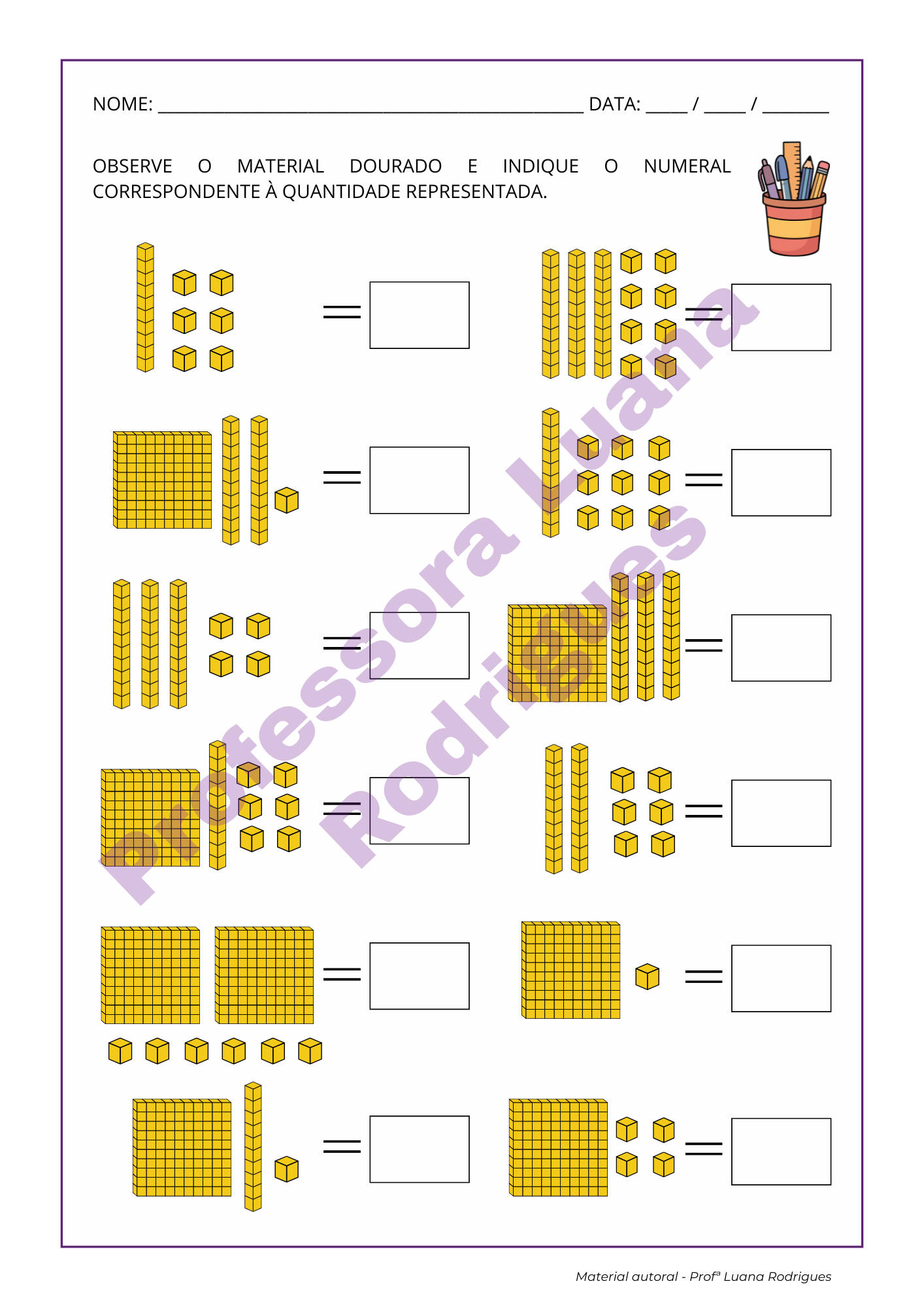 Atividade extra exclusiva do Kit Completo