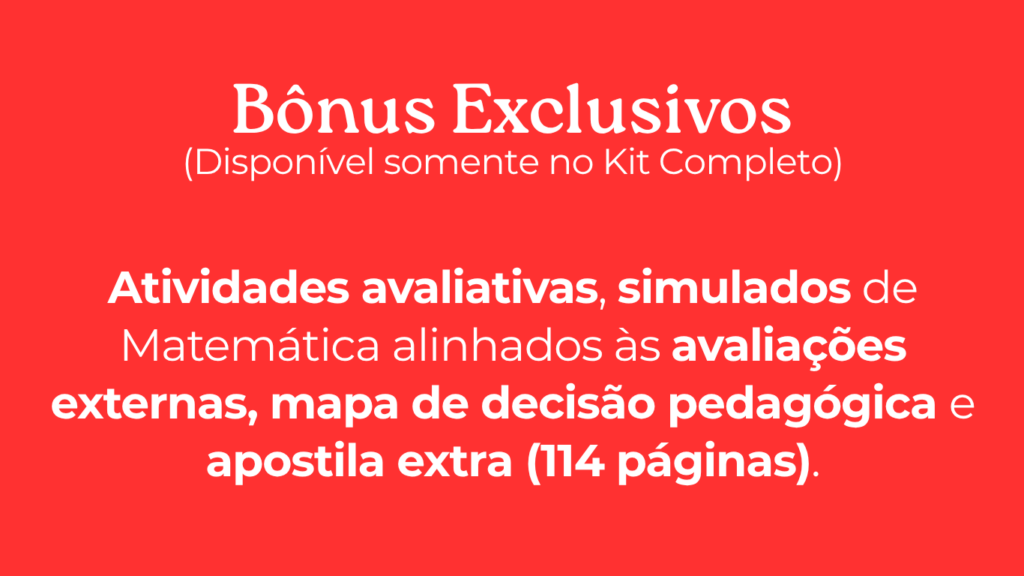 Visão geral do Kit Completo de Matemática