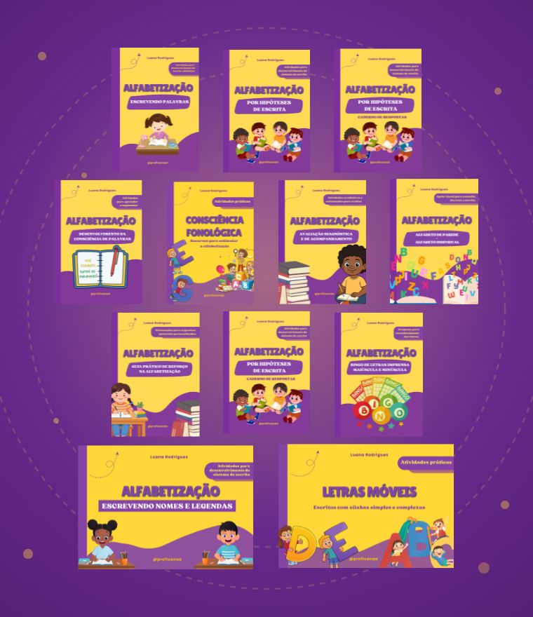 Kit Alfabetização Estruturada — apostilas completas