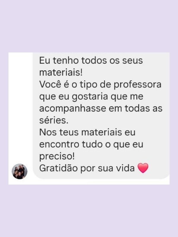 Depoimento — tem todos os materiais
