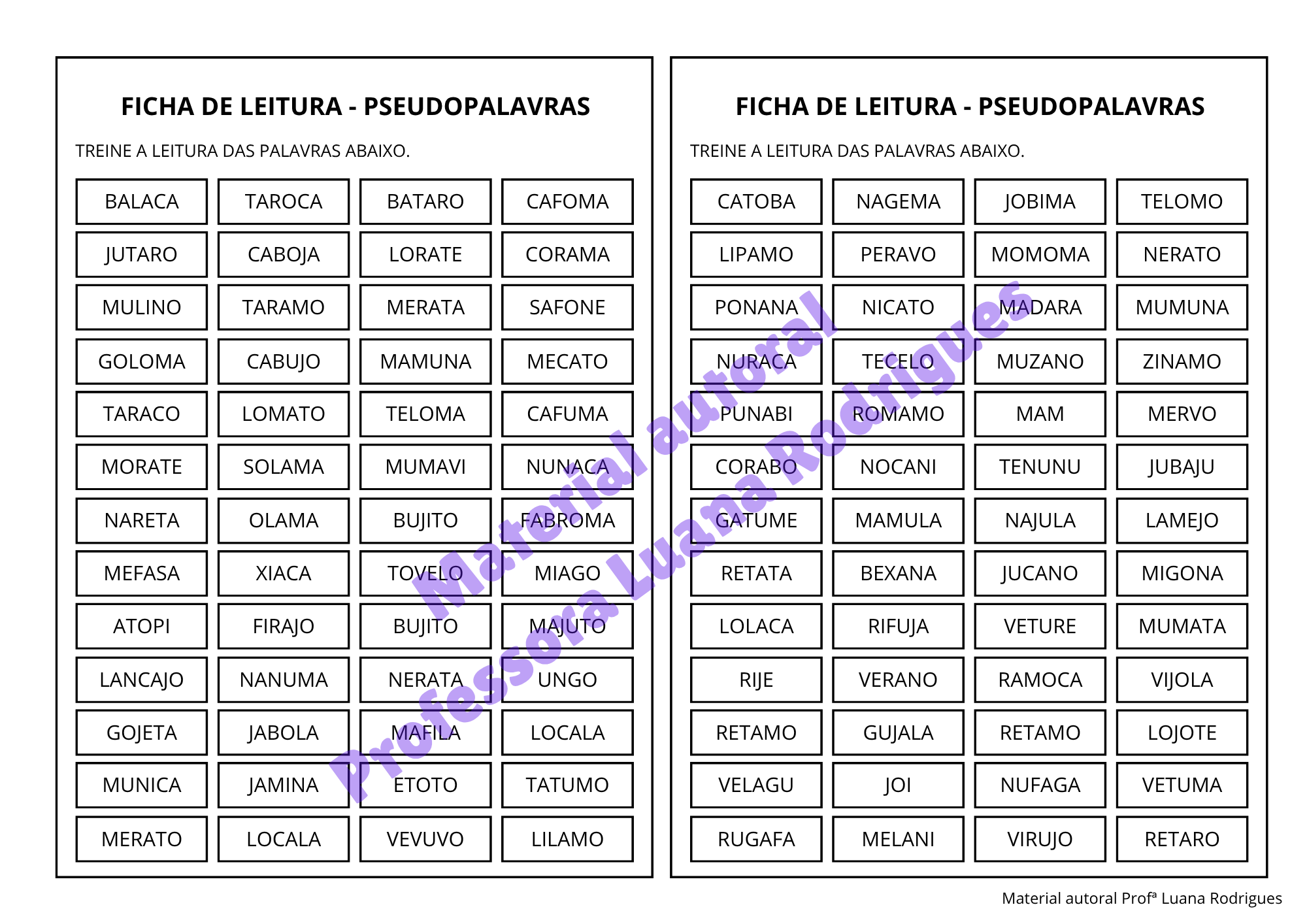 Caderno de Leitura Vol. 2 – ficha 16