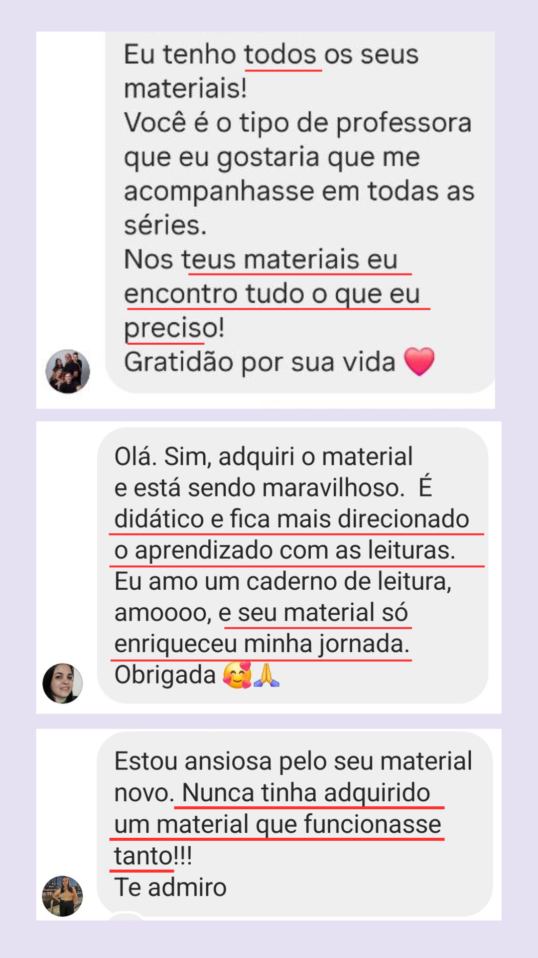 Depoimento de professora sobre o Kit Destrave a Leitura