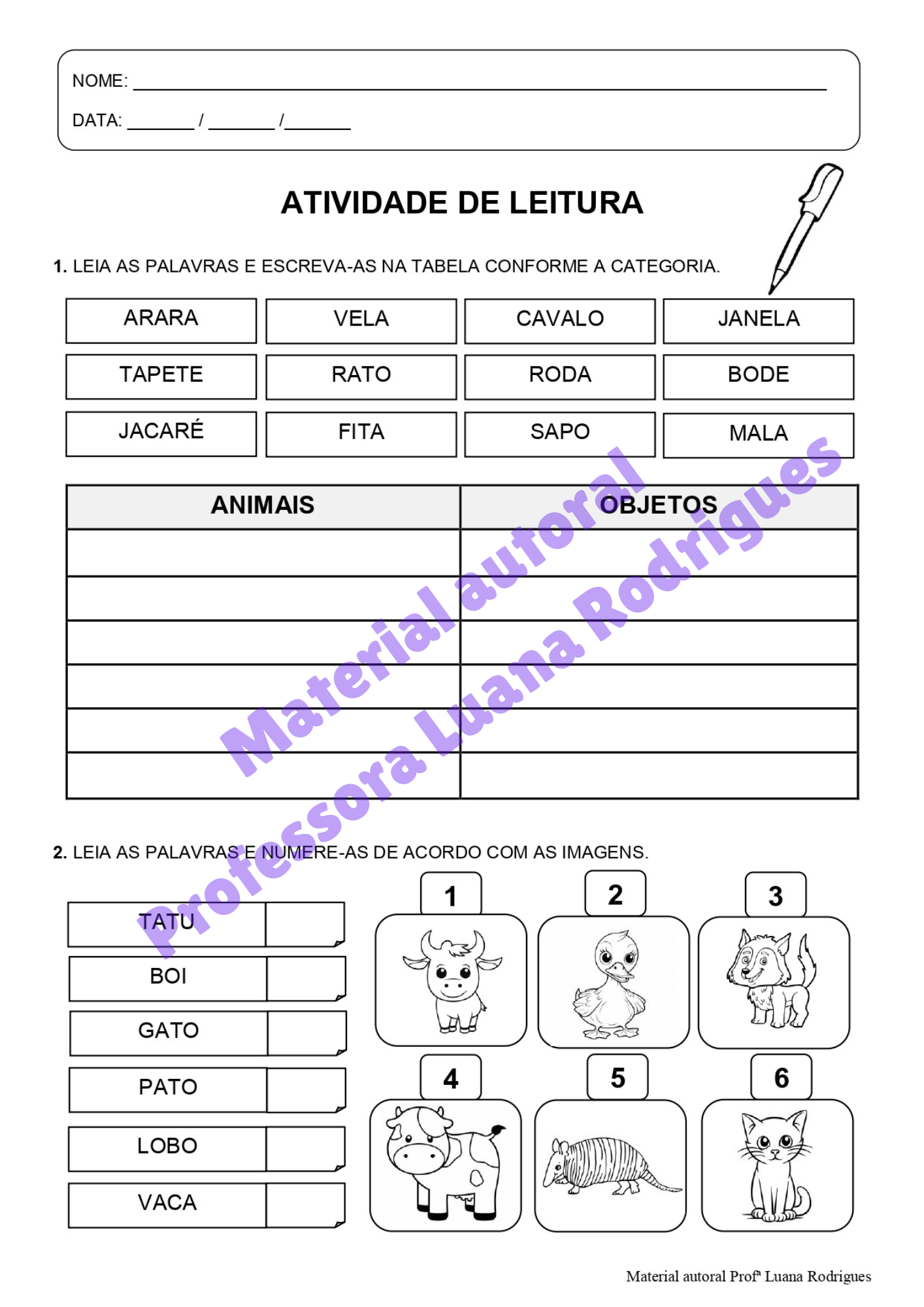 Página do Kit Destrave a Leitura