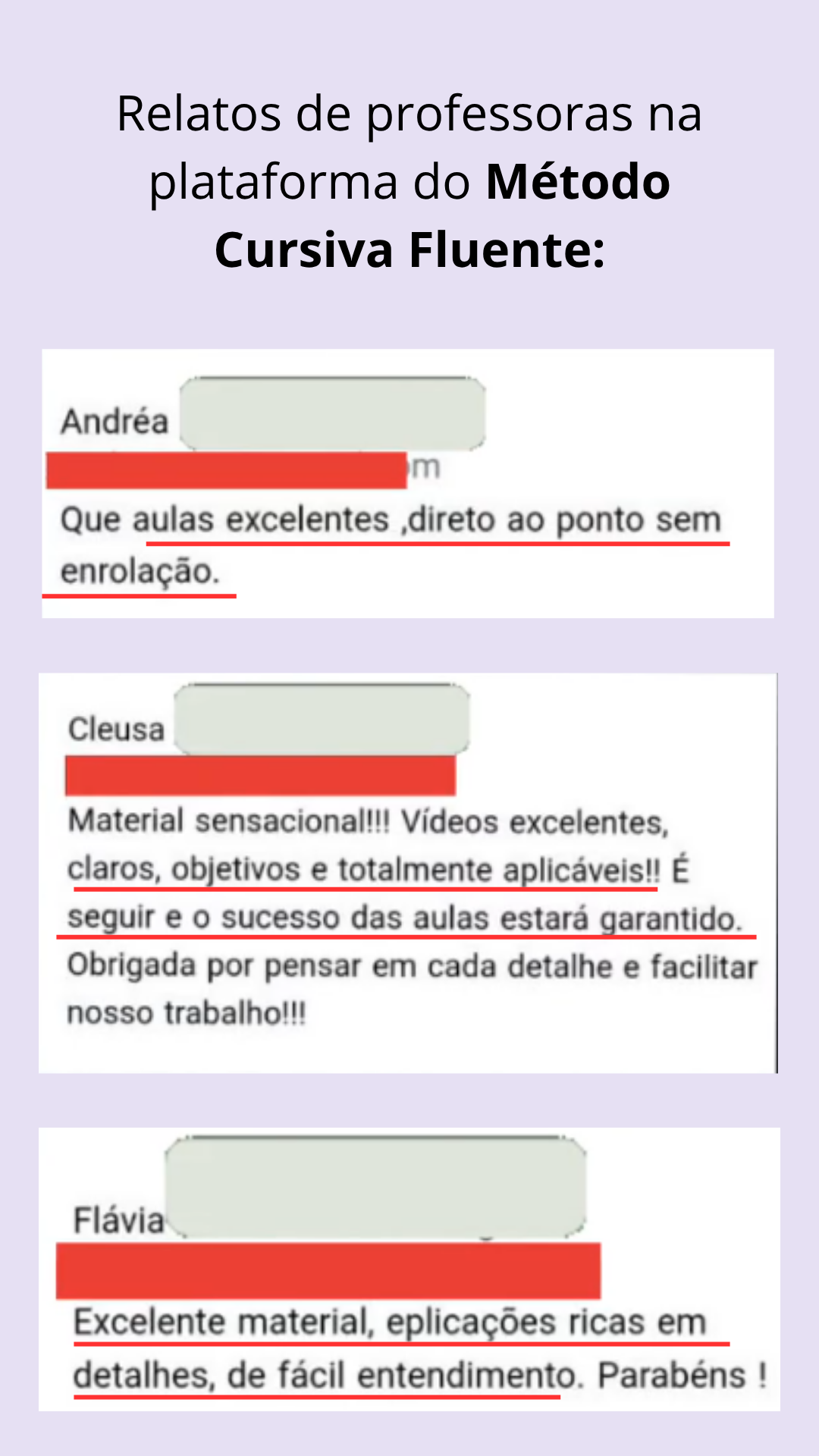 Depoimentos de professoras 6