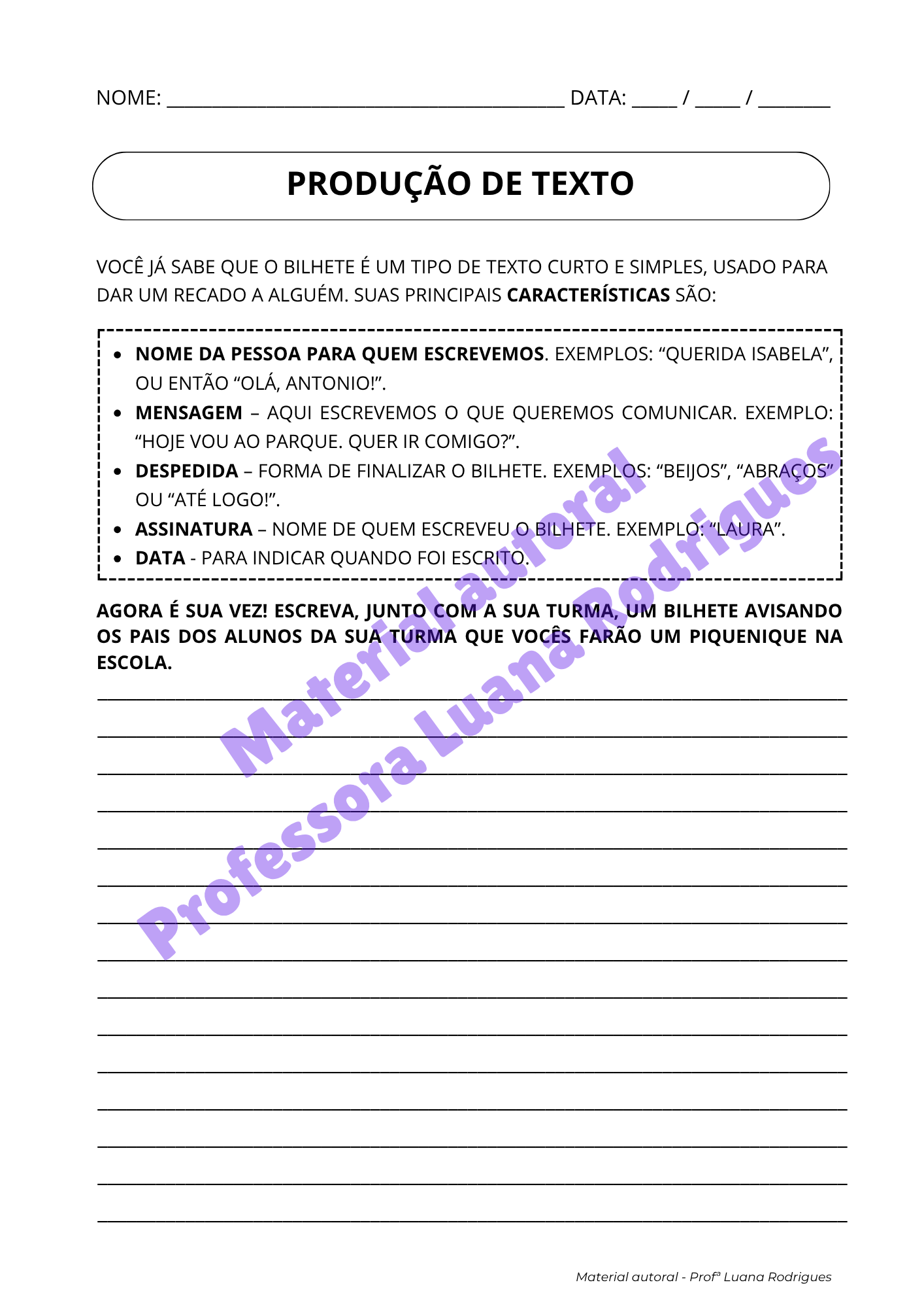 Caderno do Aluno – página 8