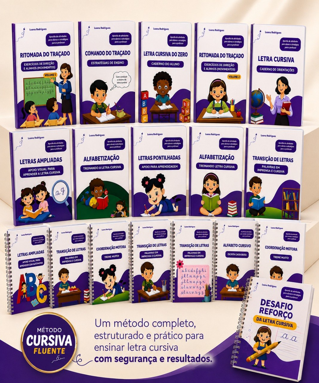 Método Cursiva Fluente — do traçado à escrita fluente
