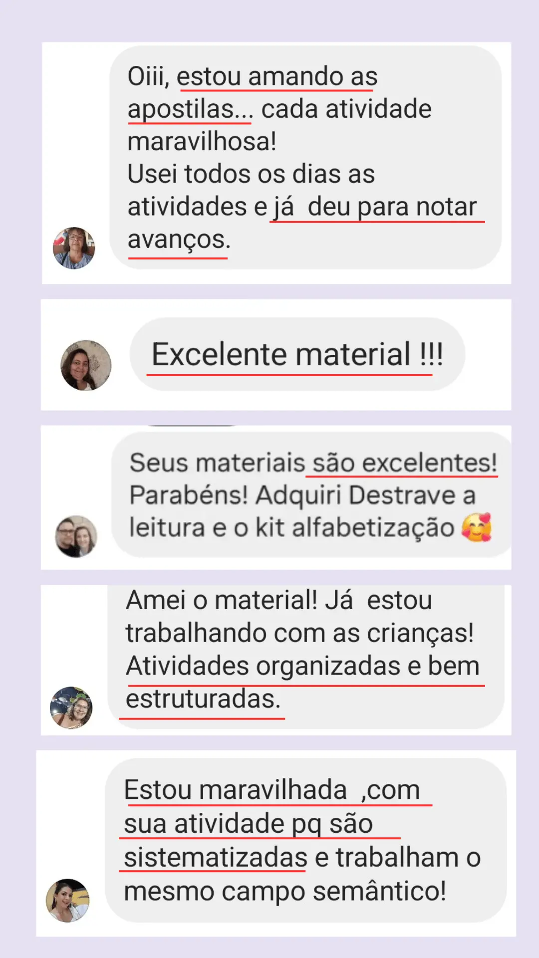 Depoimento de professora sobre o Kit Destrave a Leitura