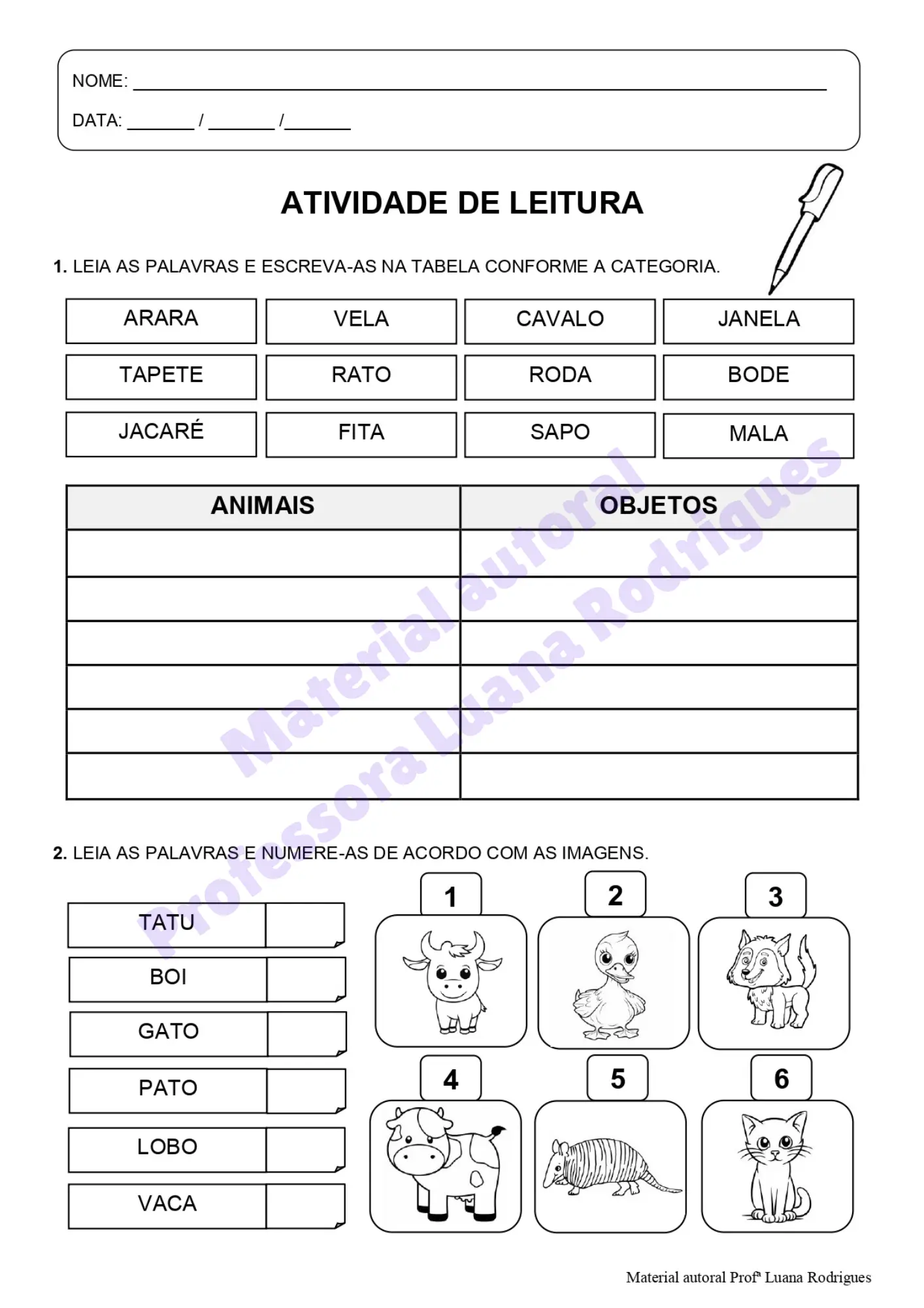 Página do Kit Destrave a Leitura