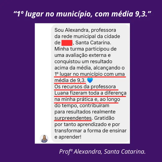 Depoimento de professora sobre o Kit Alfabetização Estruturada (3 de 4)